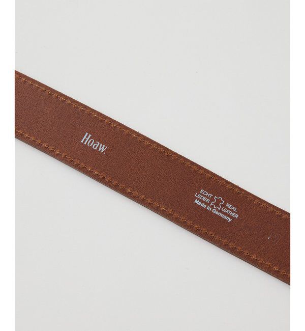 Hoaw.「【Hoaw.】ステッチレザーベルト」|ベルト|