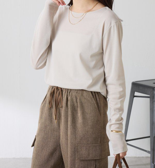  「【人気につき追加販売/接触冷感/吸水速乾】ベーシックシアーロンT」|Tシャツ・カットソー|