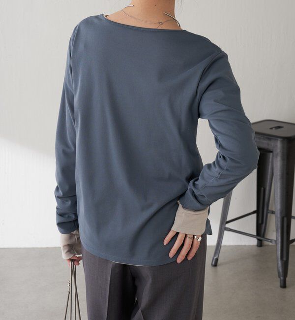  「【人気につき追加販売/接触冷感/吸水速乾】ベーシックシアーロンT」|Tシャツ・カットソー|