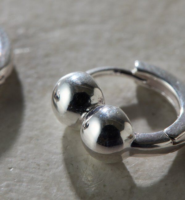  「【Sivelle./シヴェル】Silver925 ボールフープピアス」|ピアス|