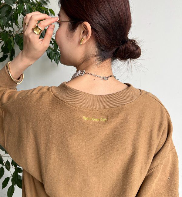  「【インフルエンサー OKOCHI企画】ハーフジップスウェット」|Tシャツ・カットソー|