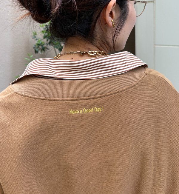  「【インフルエンサー OKOCHI企画】ハーフジップスウェット」|Tシャツ・カットソー|