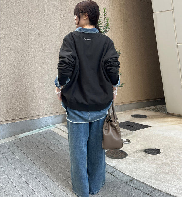  「【インフルエンサー OKOCHI企画】ハーフジップスウェット」|Tシャツ・カットソー|