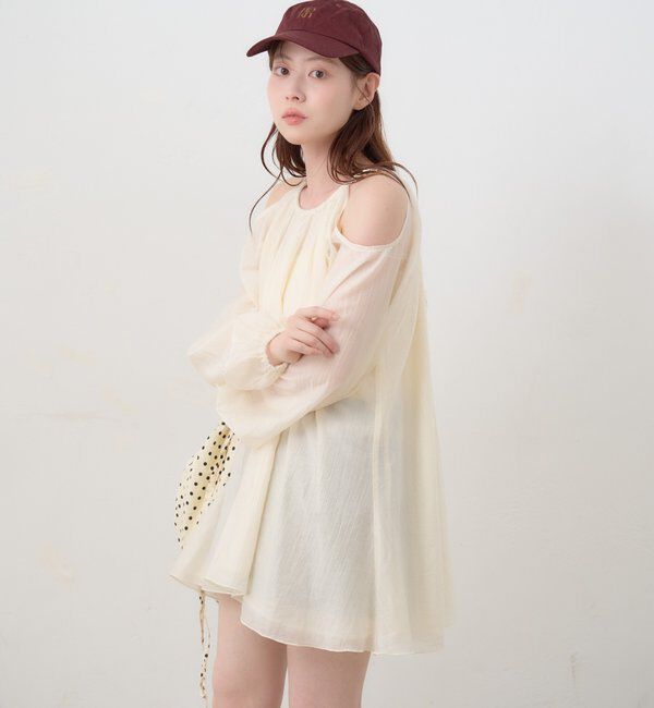  「【S.Lサイズ展開】カットアウトブラウス」|シャツ・ブラウス|