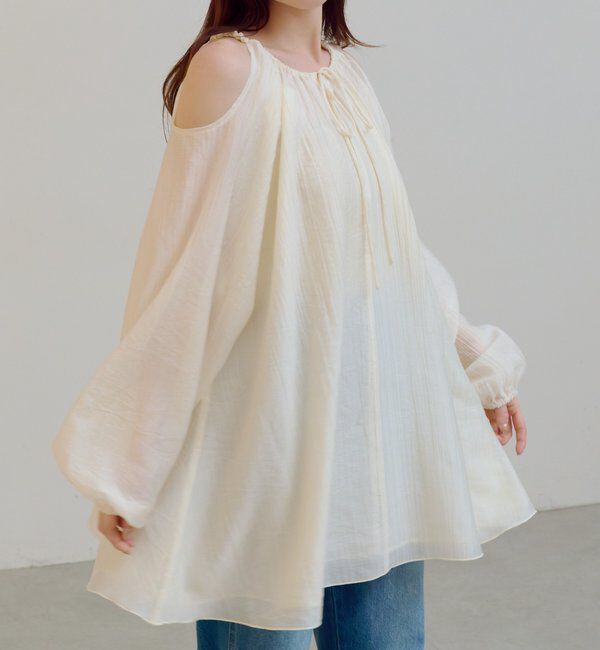  「【S.Lサイズ展開】カットアウトブラウス」|シャツ・ブラウス|