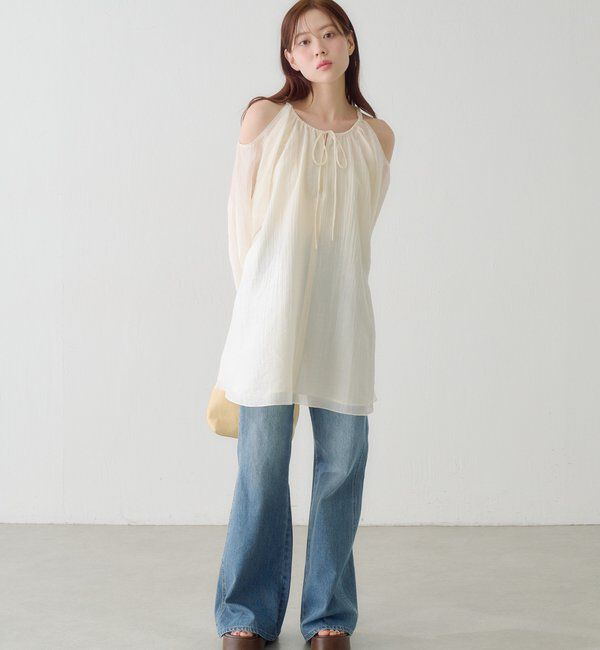  「【S.Lサイズ展開】カットアウトブラウス」|シャツ・ブラウス|