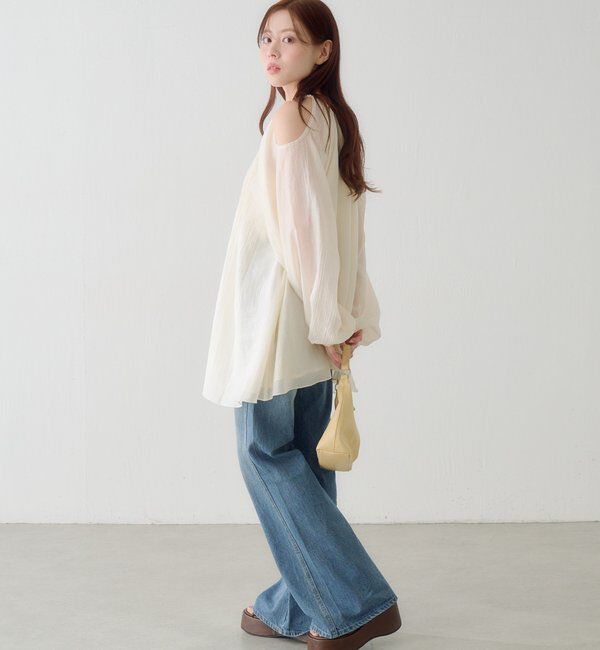  「【S.Lサイズ展開】カットアウトブラウス」|シャツ・ブラウス|