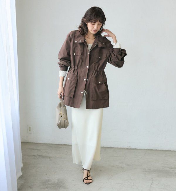  「【2サイズ展開】キュプラ混バイアススカート」|スカート|