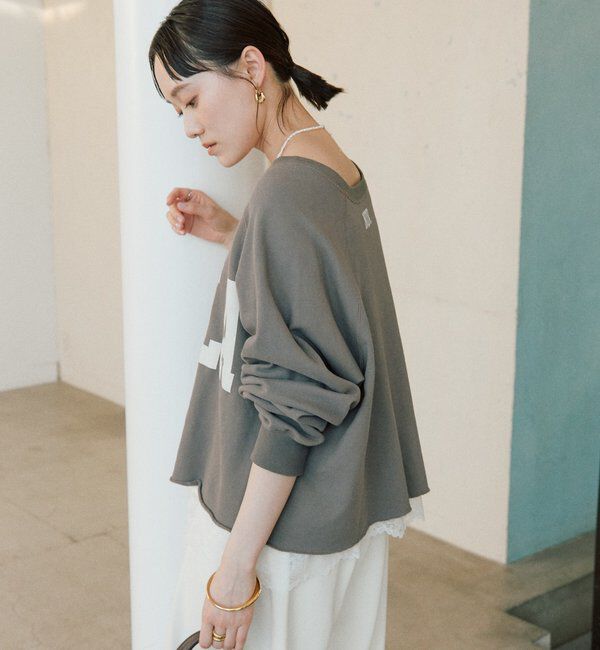  「【Yossshiiii企画】ワイドロゴカットオフスエット」|Tシャツ・カットソー|