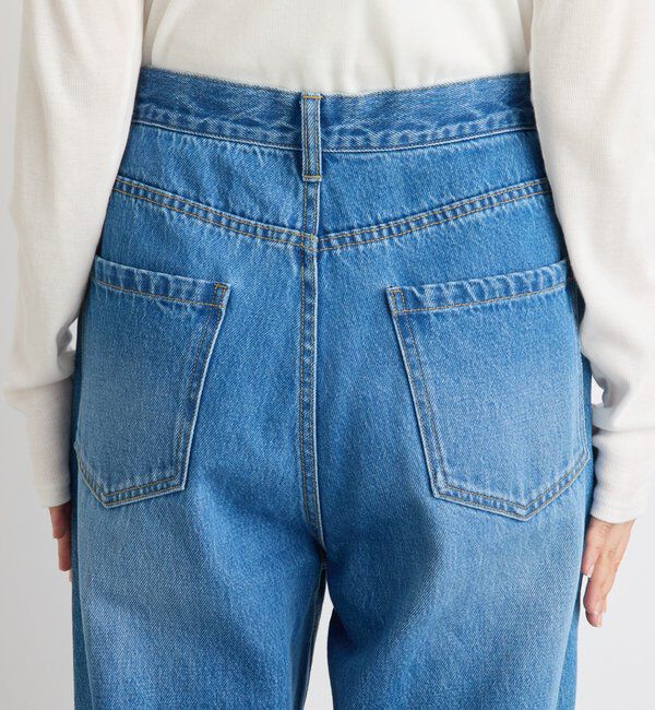  「【MONN.:.】【3サイズ展開/シーズンレス/綿100%】バギーデニムパンツ」|デニム|
