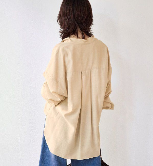  「【オンオフ使える】ナロータイブラウス」|シャツ・ブラウス|
