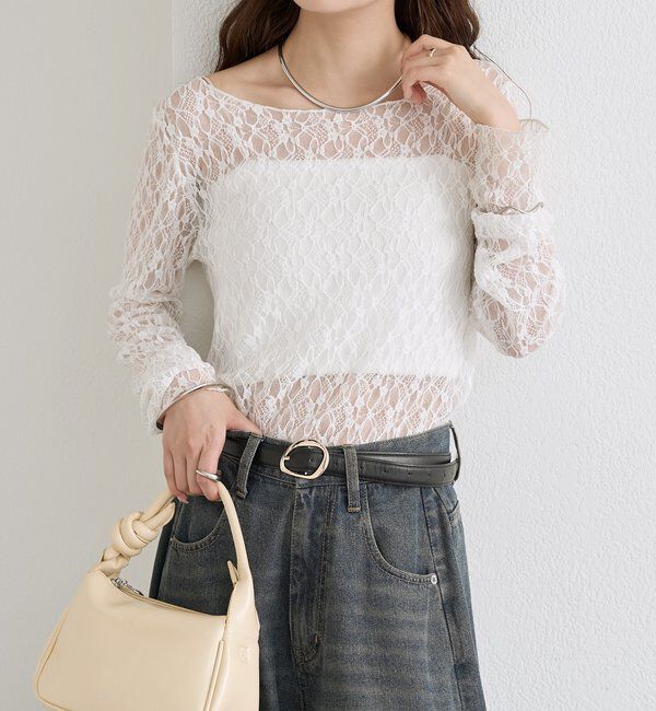  「レースプルオーバー」|Tシャツ・カットソー|