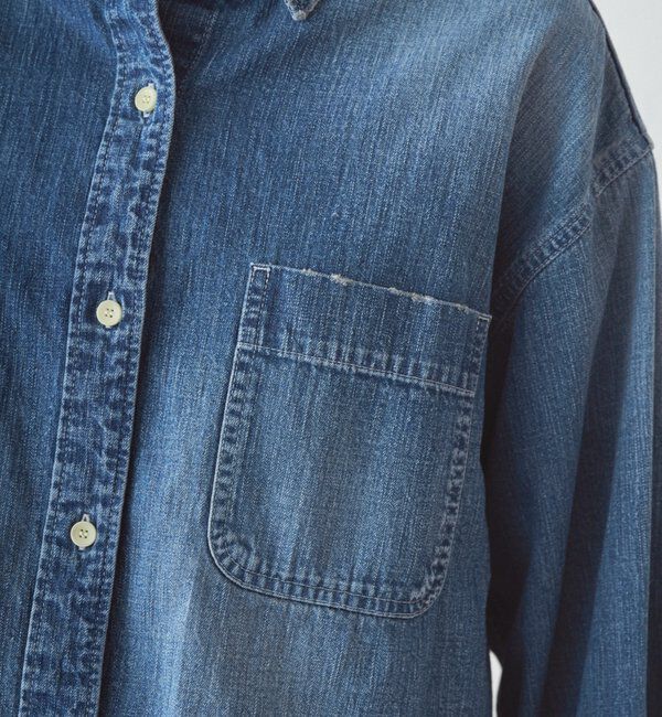  「【JAPAN MADE】デニムショートシャツ」|シャツ・ブラウス|