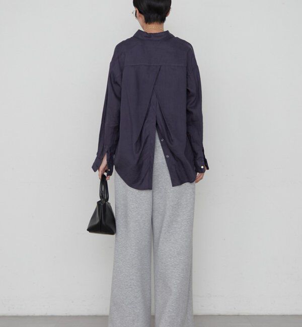  「《累計販売2万枚/名品アイテム》リネンバックタイシャツ」|シャツ・ブラウス|