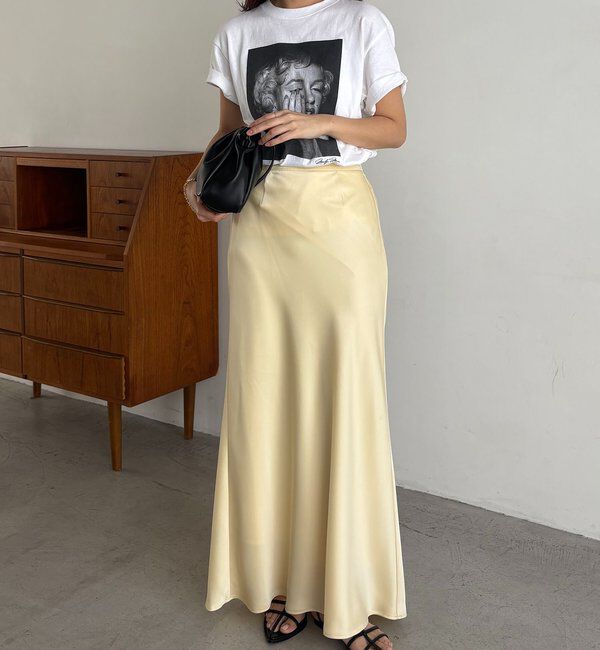  「【サイズ展開あり】バイアススカート」|スカート|