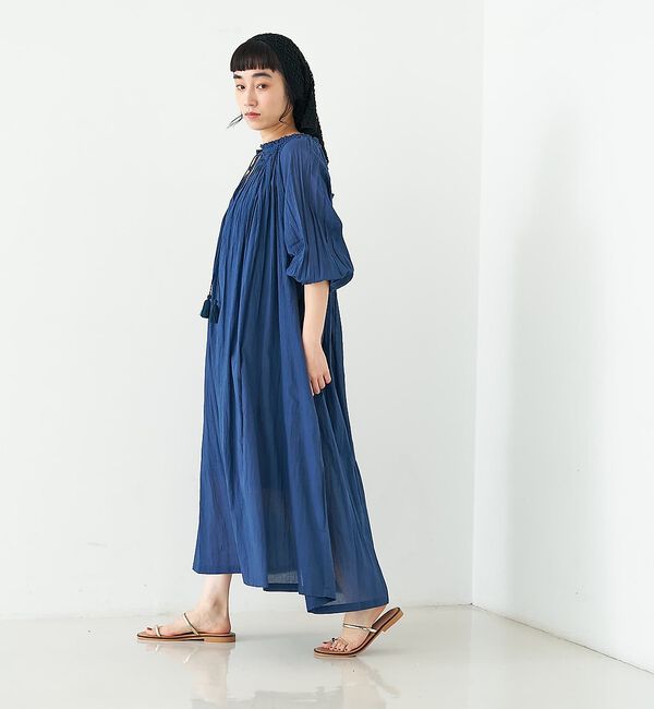collex「インド綿2WAYギャザーコットンワンピース」|ワンピース|