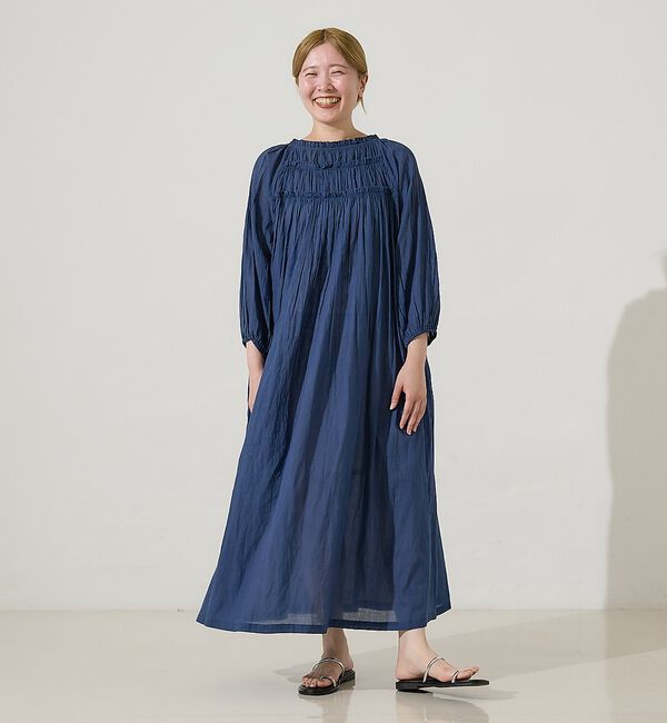 collex「インド綿2WAYギャザーコットンワンピース」|ワンピース|