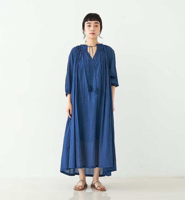 collex「インド綿2WAYギャザーコットンワンピース」|ワンピース|