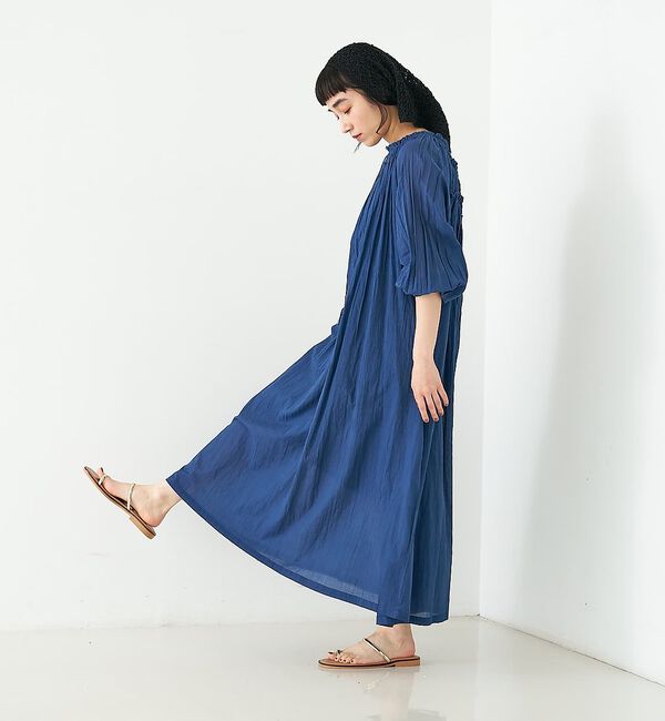 collex「インド綿2WAYギャザーコットンワンピース」|ワンピース|