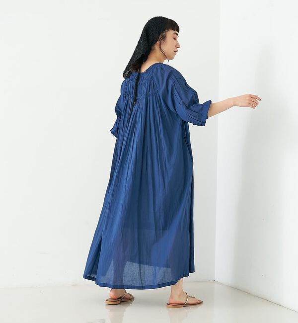 collex「インド綿2WAYギャザーコットンワンピース」|ワンピース|