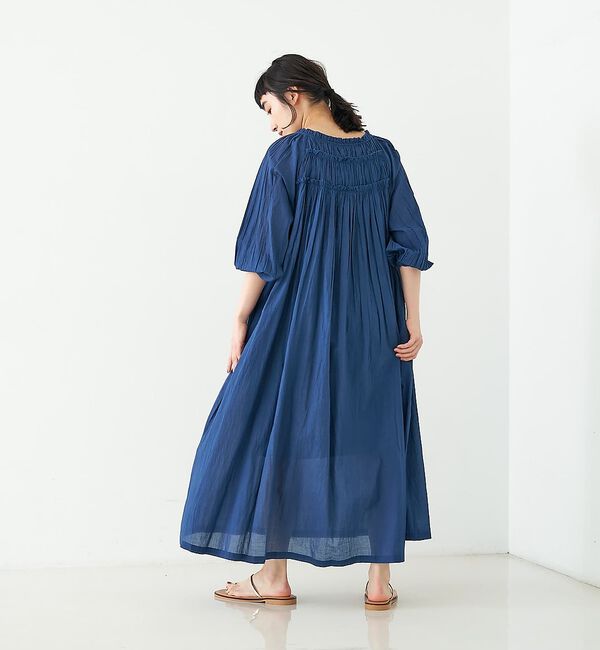 collex「インド綿2WAYギャザーコットンワンピース」|ワンピース|