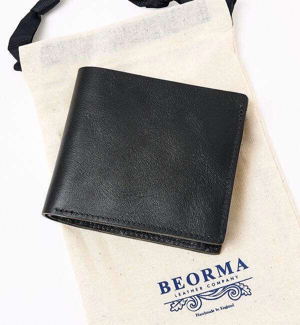 ABAHOUSE「【BEORMA/ベオーマ】二つ折りウォレット/財布 S0100」|財布|ブラック