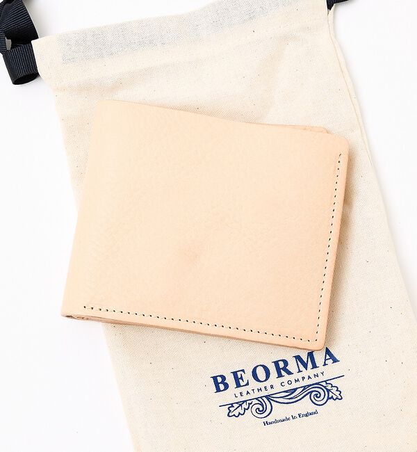 ABAHOUSE「【BEORMA/ベオーマ】二つ折りウォレット/財布 S0100」|財布|ベージュ系その他1