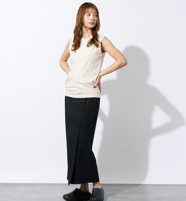 Rouge vif「【Hanes / ヘインズ】クルーネックノースリーブTシャツ/コットン100/ノ」|キャミソール|