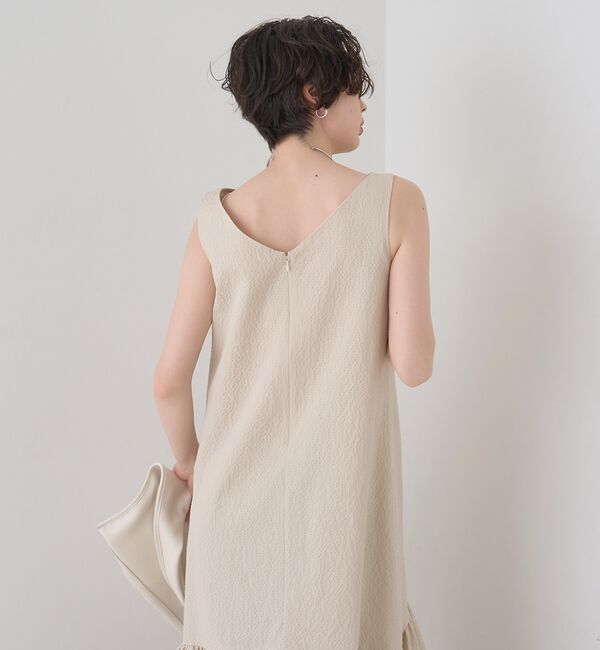 Rouge vif「【2026SS新作】【一部店舗限定】ニュアンスファブリックワンピース」|ワンピース|