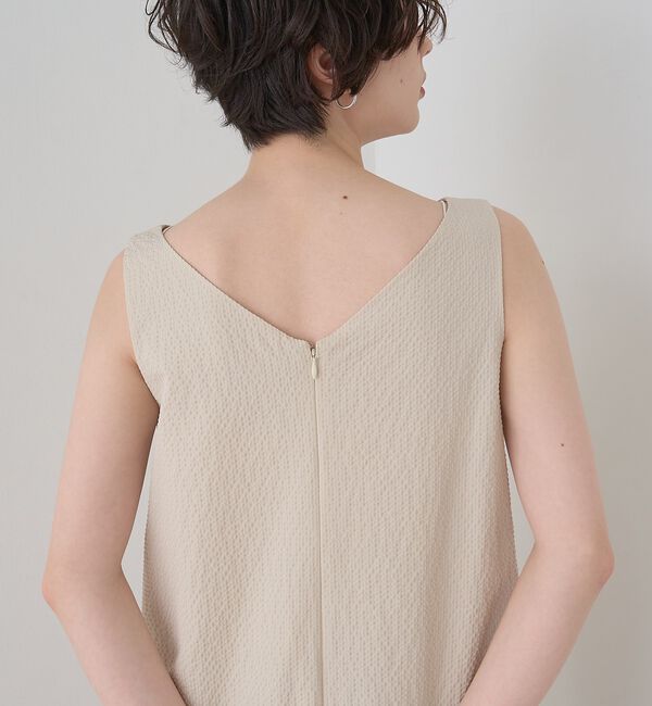 Rouge vif「【2026SS新作】【一部店舗限定】ニュアンスファブリックワンピース」|ワンピース|