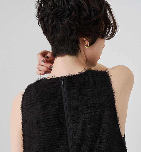 Rouge vif「カットジャガードシアーノスリーブワンピース」|ワンピース|