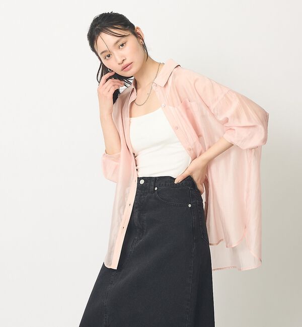abahouse mavie「シアーシャツ」|シャツ・ブラウス|