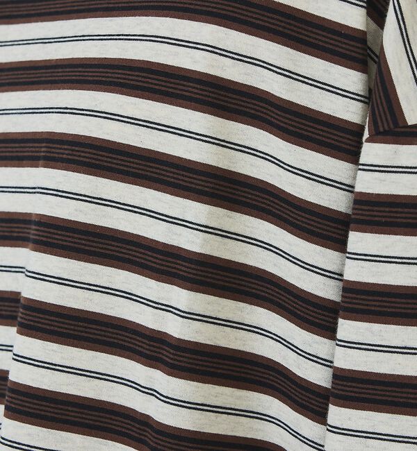abahouse mavie「マルチボーダーロングTシャツ」|Tシャツ・カットソー|