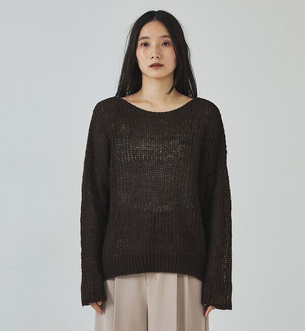 abahouse mavie「モヘアライクシアーニット」|ニット・セーター|