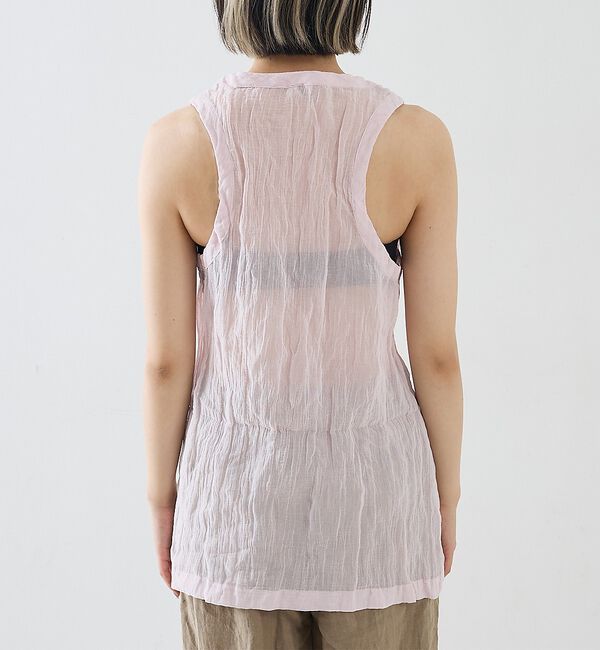 The Store by C' 「【TOTEME】Crinkled Gauze Tank Top／ガーゼタンクトッ」|キャミソール|