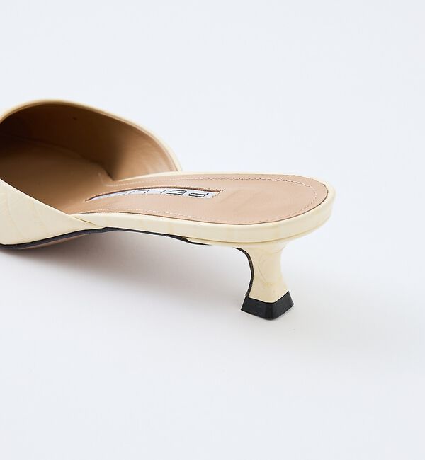 The Store by C' 「【PELLICO】DAMA ミュール COCCO STAMP／クロコ型押しミュー」|パンプス|