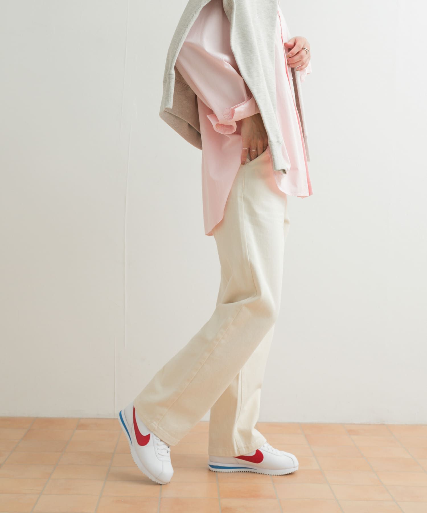URBAN RESEARCH DOORS「デニムワイドパンツ」|デニム|