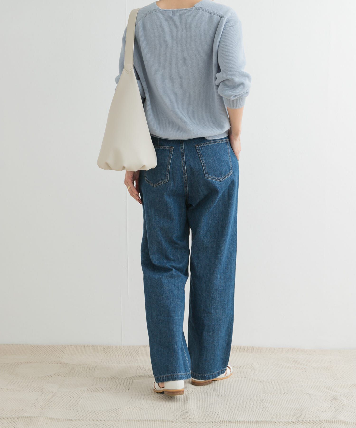 URBAN RESEARCH DOORS「デニムワイドパンツ」|デニム|