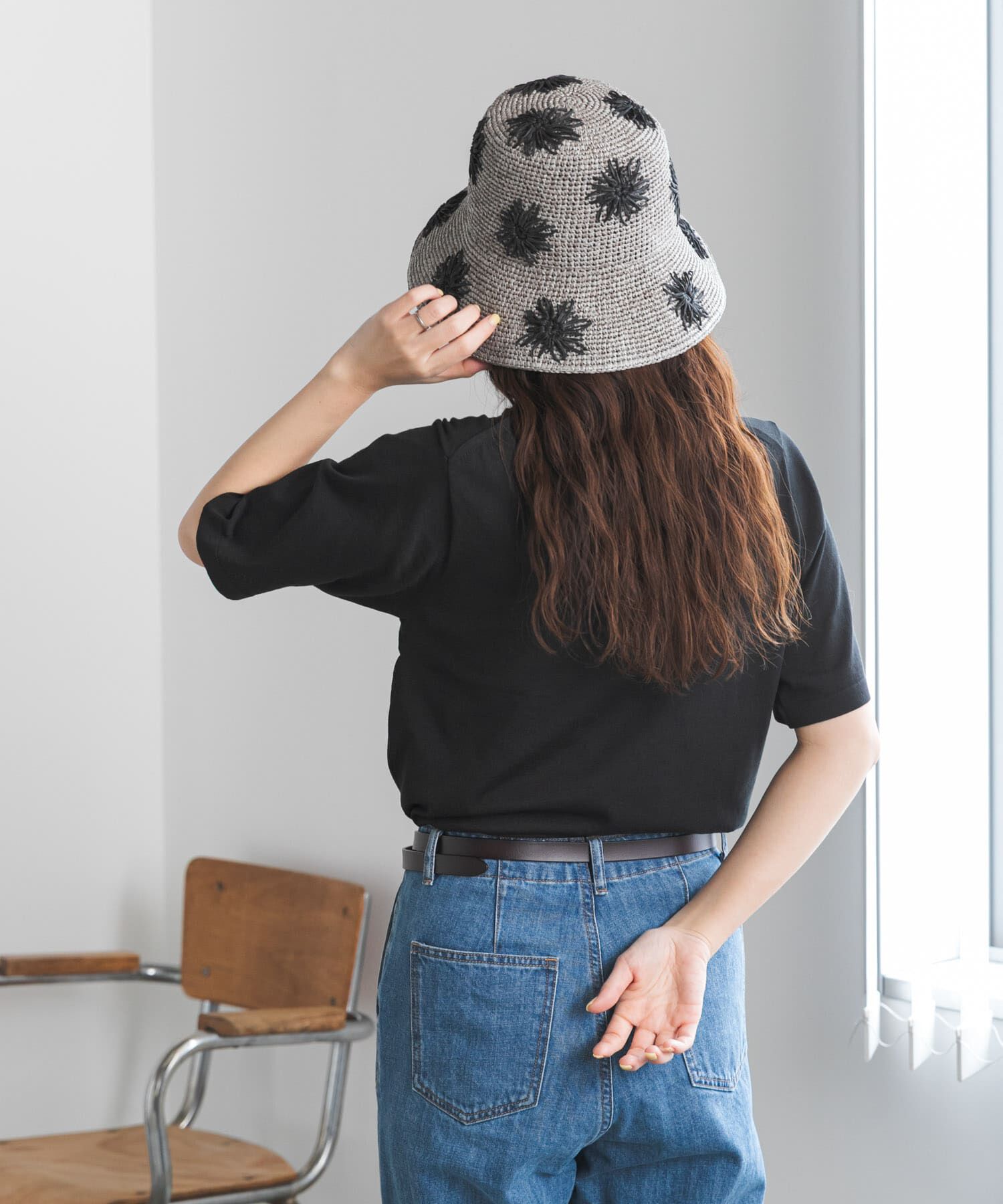 URBAN RESEARCH DOORS「『仁村紗和さん着用』『UR TECH』ｻﾏｼｪｱﾆｯﾄﾊｰﾌｽﾘｰﾌﾞﾌﾟﾙ」|Tシャツ・カットソー|