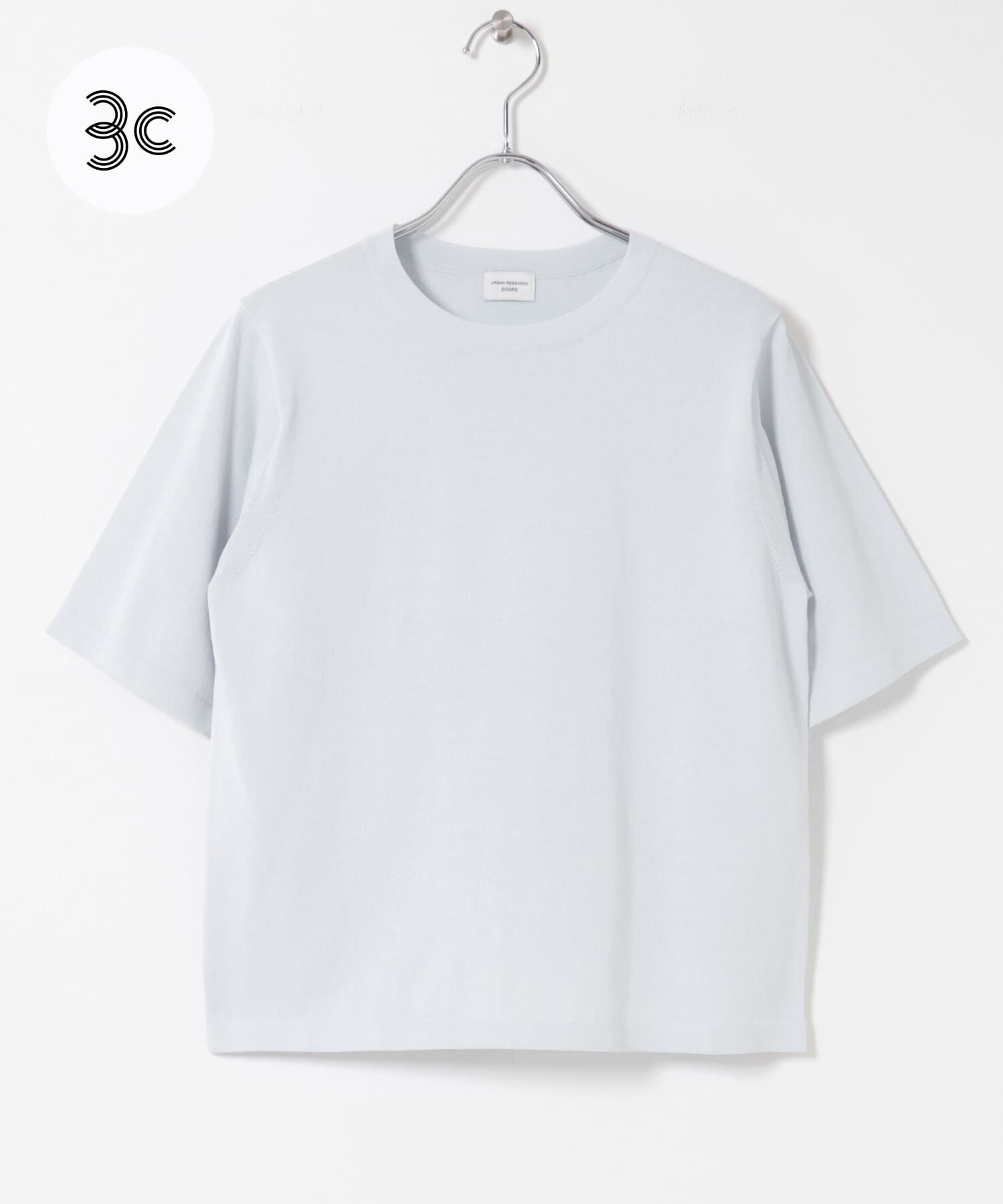 URBAN RESEARCH DOORS「『仁村紗和さん着用』『UR TECH』ｻﾏｼｪｱﾆｯﾄﾊｰﾌｽﾘｰﾌﾞﾌﾟﾙ」|Tシャツ・カットソー|