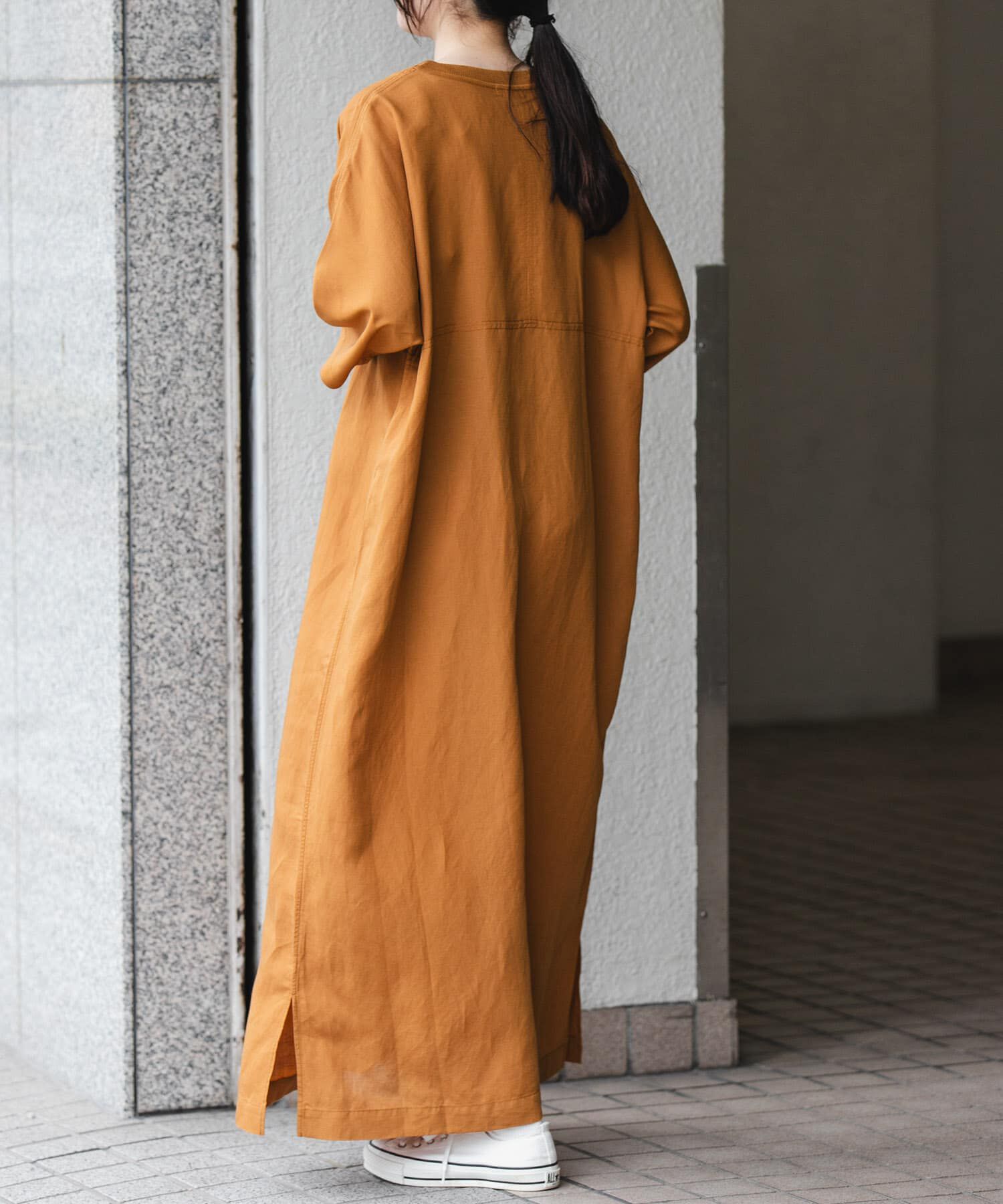 URBAN RESEARCH DOORS「『一部WEB限定カラー』FORK&SPOON　リネン混プルオーバーワンピース」|ワンピース|