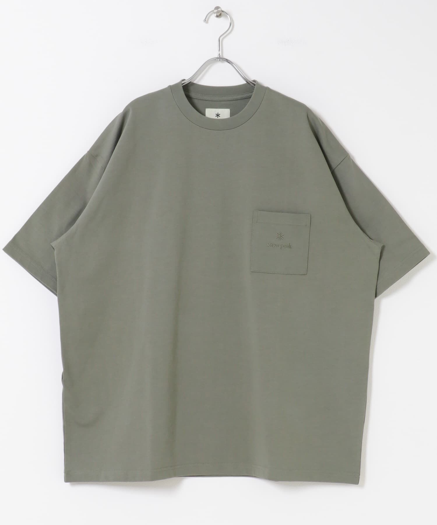 URBAN RESEARCH DOORS「『別注』Snow Peak Apparel&times;DOORS　POCKET LOGO SHORT-SLEEVE T-SHIRTS」|Tシャツ・カットソー|