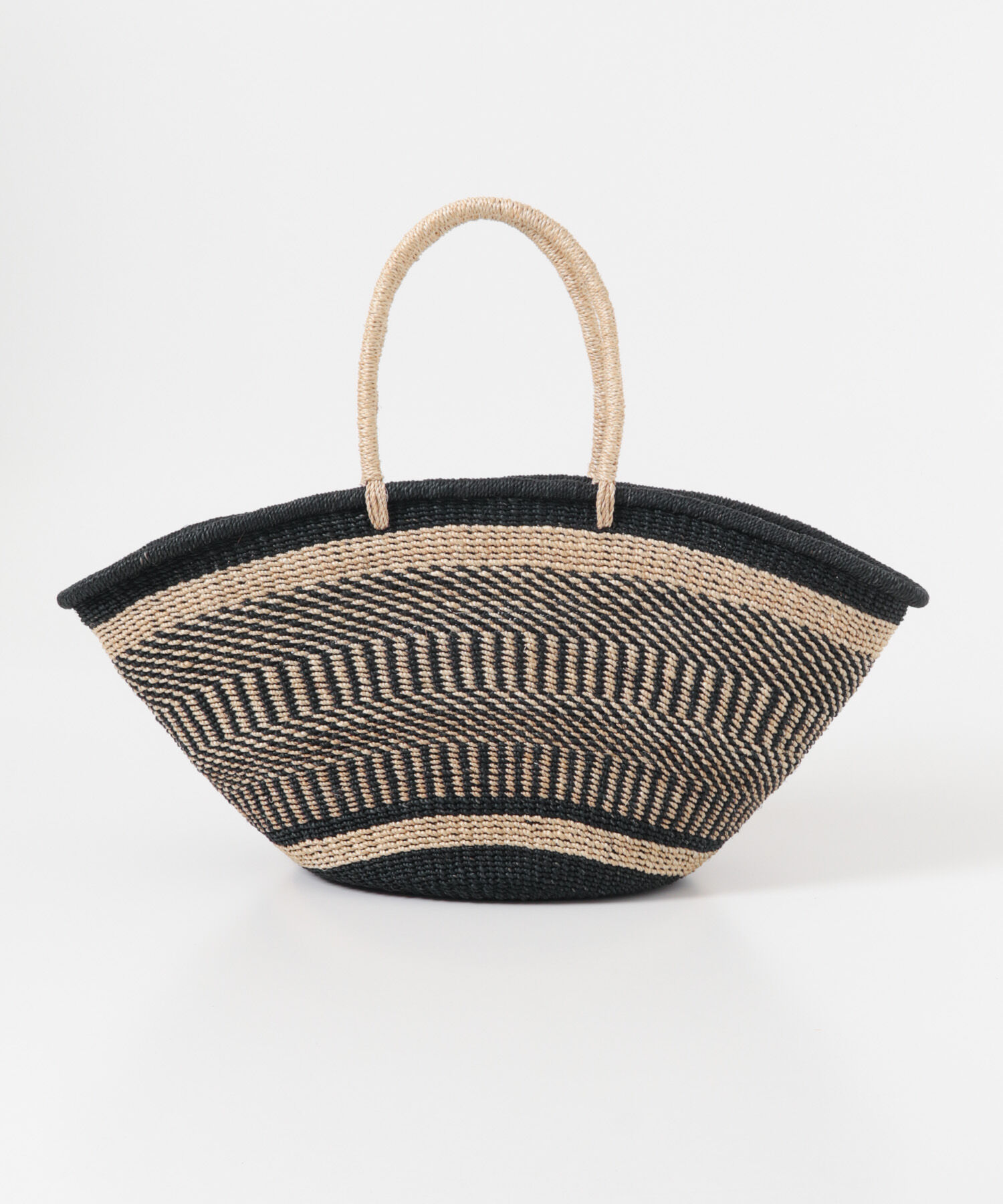 URBAN RESEARCH DOORS「BAGMATI　アバカバッグ」|かごバッグ|ブラック系その他