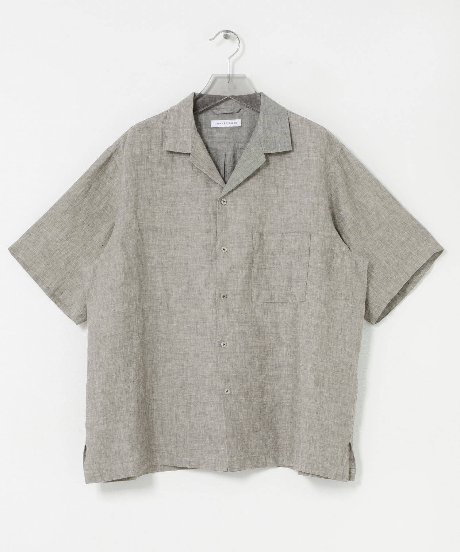 URBAN RESEARCH「LINEN CHAMBRAY O/C SHIRTS」|シャツ・ブラウス|