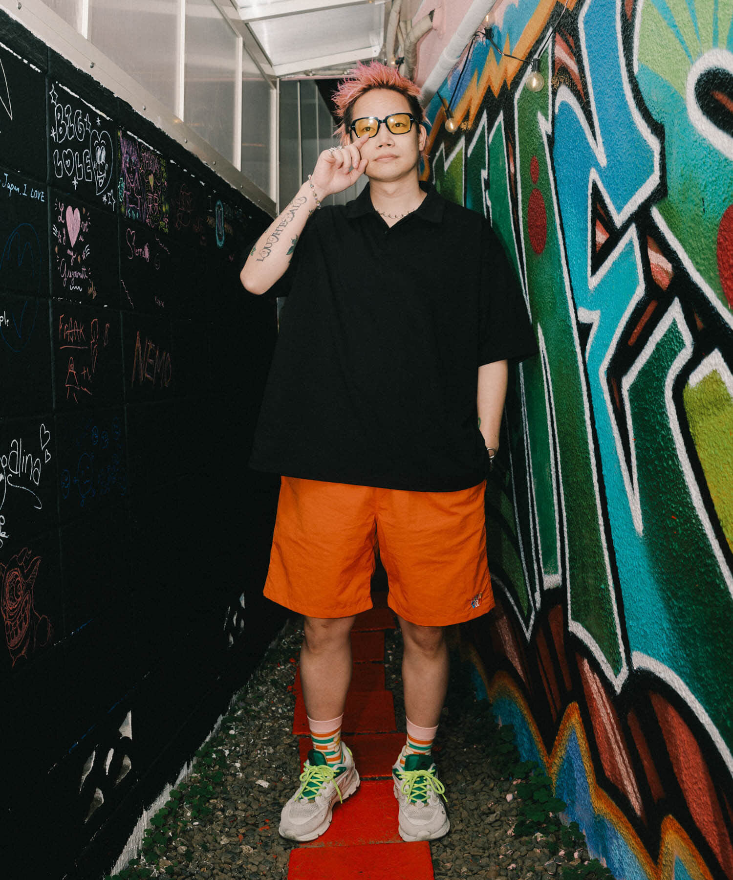 URBAN RESEARCH「Wide Dad　GRAPHIC SHORTS WITH HATCH」|その他|