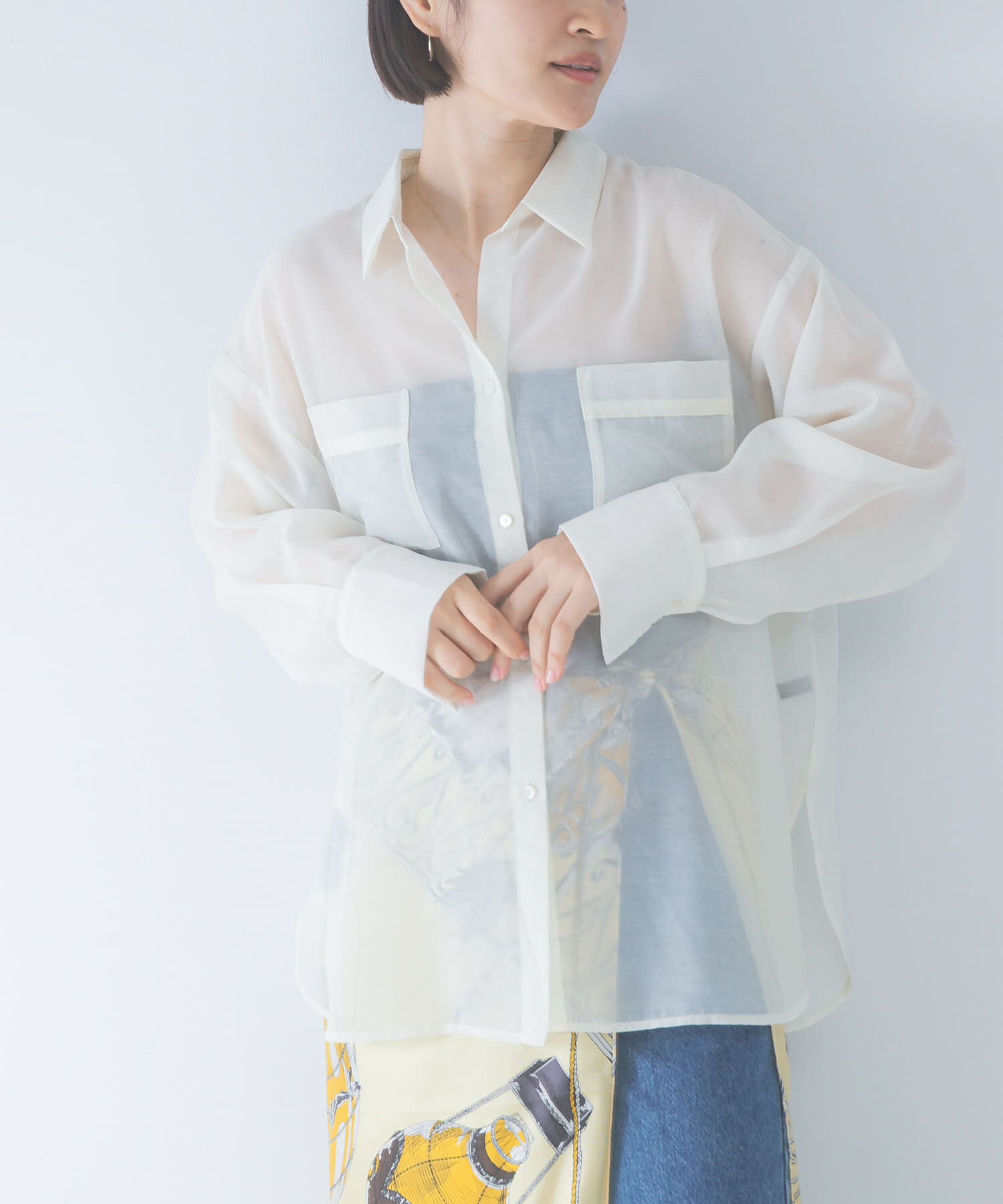URBAN RESEARCH ROSSO「シアースキッパーシャツ」|シャツ・ブラウス|