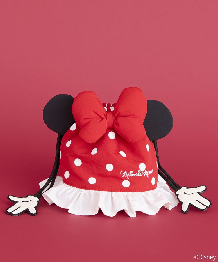 earth music&ecology「Disney/アソート巾着ポーチ」|ポーチ|Red