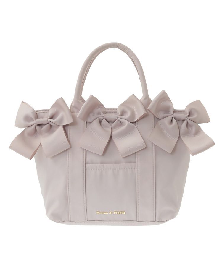Maison de FLEUR「ボリュームリボン2Wayトートバッグ」|トートバッグ|