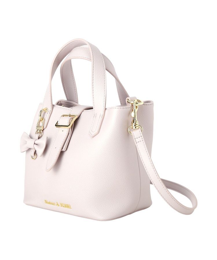 Maison de FLEUR「【2Way】ベルト付きバケットバッグ」|ハンドバッグ|