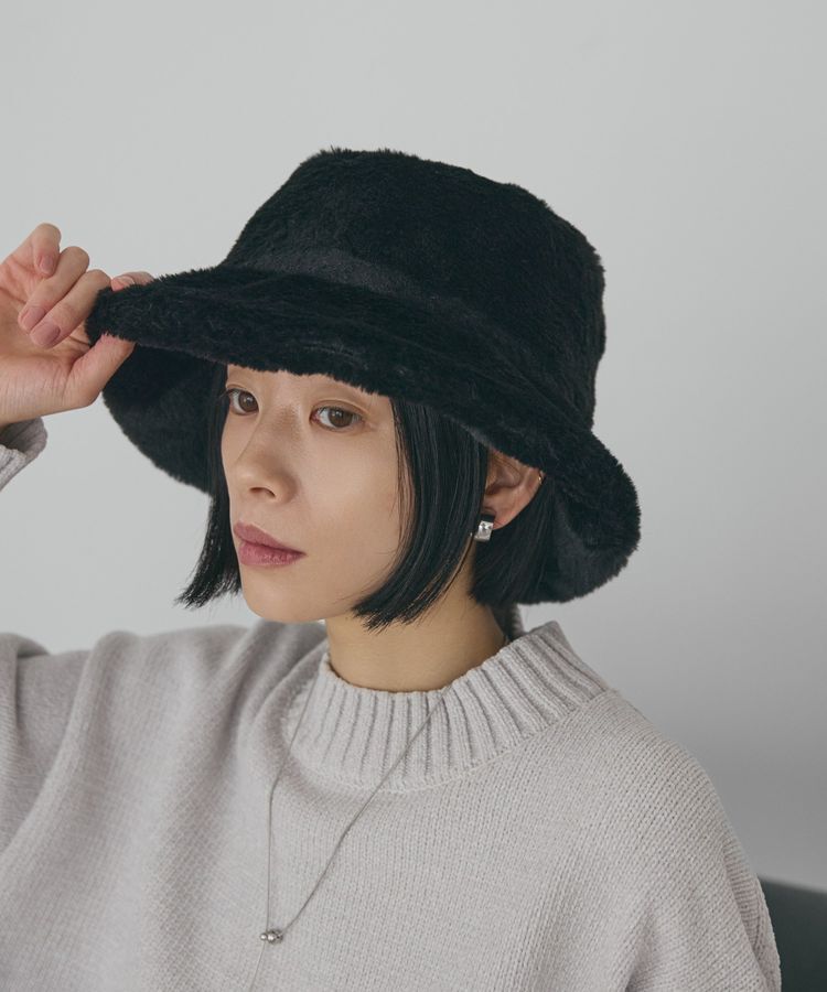 AMERICAN HOLIC「フェイクファーバケットハット」|その他|